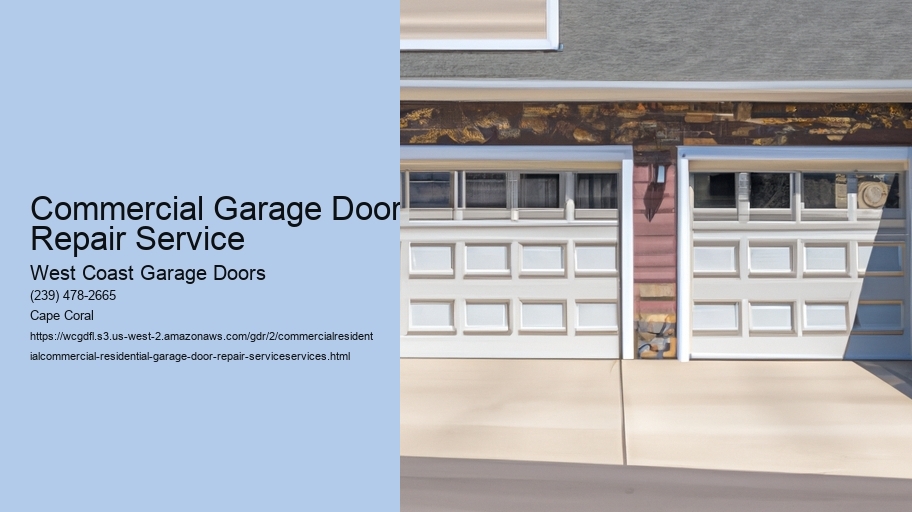 Residential Garage Door Repair Services