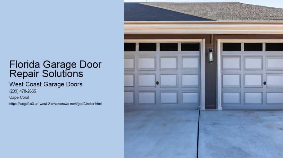 Florida Garage Door Repair Specialists